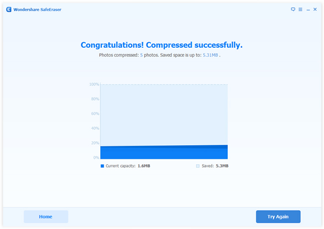 start to compress photos