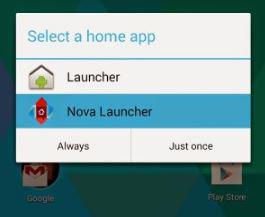 Nova launcher