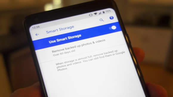 Turn on Smart Storage on Android 