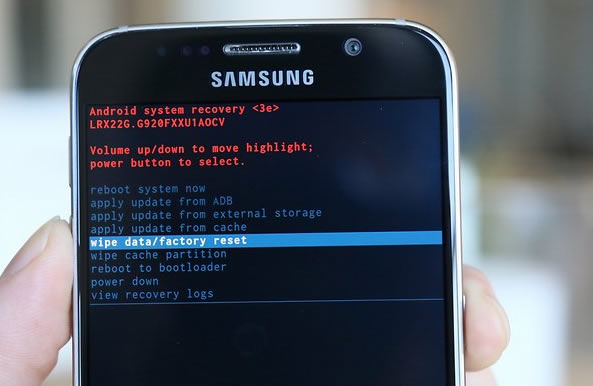 Reset Samsung S8